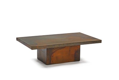 RICHARD ET ISABELLE FAURÉ (XXe) Table basse, circa 1970.