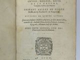 an open book with a picture of a face on it