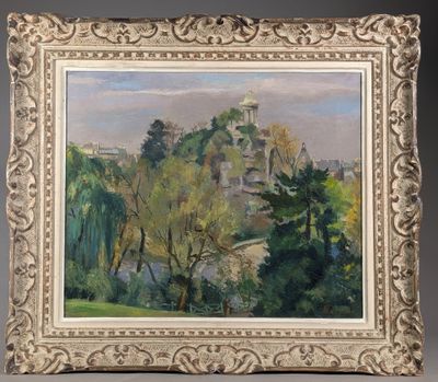 Pierre BERJOLE (1897-1990) Les Buttes Chaumont