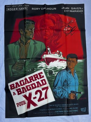 une image d'une affiche de film intitulée « Bazarre a Bagdad X - 27 »
