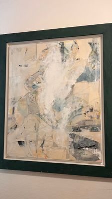 GRATAL? technique mixte, abstraction daté 2002.