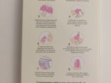 a box with instructions on how to use a nail brush