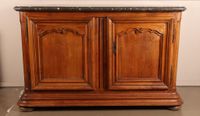 Buffet de chasse en chêne clair mouluré et sculpté de motifs… (photo 2)