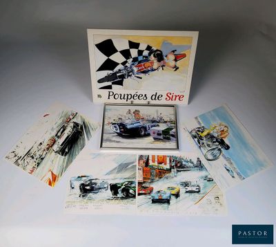 une image représentant une boîte de cartes sur laquelle figure l'illustration d'une voiture de course