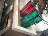 a table that has a glass on top of it