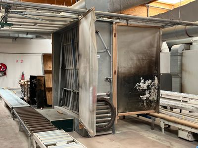 Cabine de peinture double face