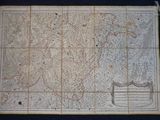 une vieille carte de l'Angleterre sur laquelle figure un bateau