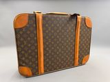 louis vuitton monogram canvas and leather suitcase
