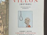 a book with a picture of a man hanging on a hook