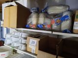 a lot of food items on the shelves in the store