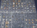 a lot of coins that are in the bag