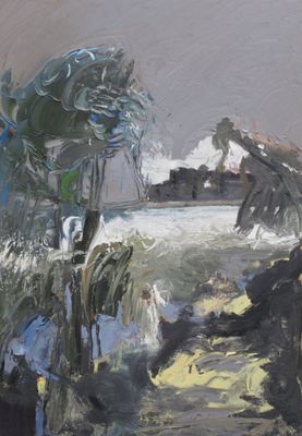 Nicolas Gasiorowski - Paysage Portuaire - Œuvre d'Art Contemporain