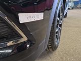 a close up of a car with a sticker on it