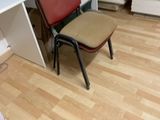 a chair that is sitting in front of a desk