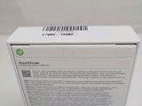 a close up of a white box with a barcode on it