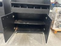 Meuble console, dimensions 98x55x107 cm, abimé sur le dessus… (photo 3)
