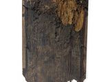 an image of a piece of wood that has been burned