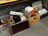 a lot of items that are sitting on the floor