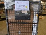 a cart that has a lot of boxes in it