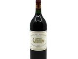 a bottle of wine that is sitting on a table