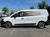 a van that is parked in a parking lot