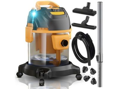 an image of a vacuum cleaner with a hose and accessories