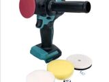 a picture of a cordless drill and polishing kit
