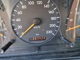 a close up of a speedometer on the dashboard of a car