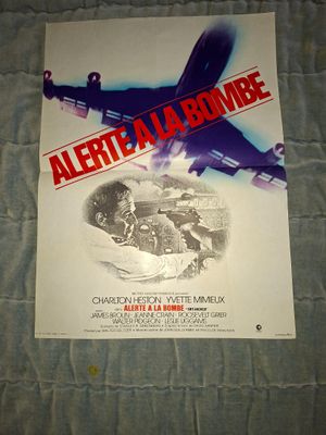 affiche 40 x 55 cm. Alerte a la bombe