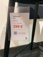 Lot de 2 tabourets LILI tissu gris (photo 2)