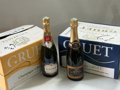 12 bouteilles Champagne GRUET