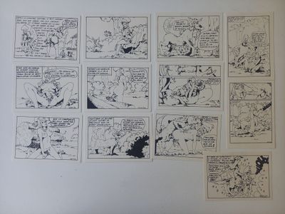une image représentant une page de bande dessinée