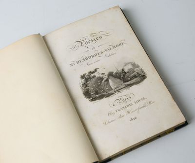 DESBORDES-VALMORE, Marceline. Poésies. Troisième édition. Pa…