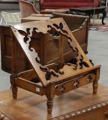 a wooden box on top of a table in a room