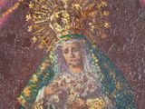 a painting of a woman with a crown on her head