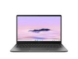 un ordinateur portable avec un écran violet sur fond blanc