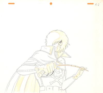 an image of a drawing of a man with a sword in his hand