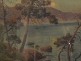 a picture of a painting on the wall of a house