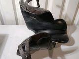 a pair of shoes that are sitting on a table