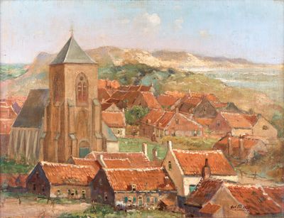 Arend VAN DE POL (1886-1956) "Zoutelande"