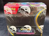 the box is full of different types of pokemon trading cards