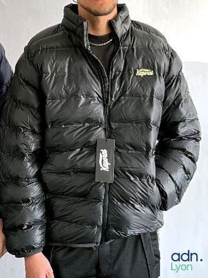 Lot de 2 doudounes sans capuche - KAPORAL - Taille M - noir …