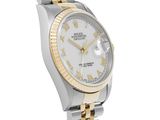 rolex datejust steel yellow gold white roman numeral dial ladiess watch