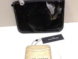 black and gold marc jacobs purse and card holder