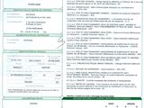 a close up of a document with a barcode on it
