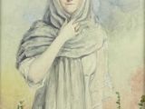 une image représentant un tableau d'une femme portant un châle