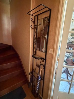 Porte manteau en fer forgé Dim.