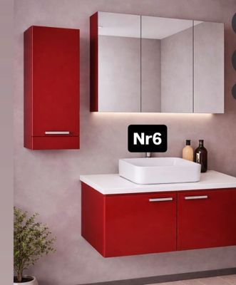 .Lot comprenant un meuble de salle de bain de 80 cm, une col…