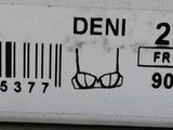 a close up of a barcode on the back of a refrigerator