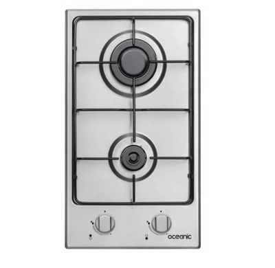 Plaque de cuisson encastrable gaz OCEANIC OCEATG2IX- inox - …